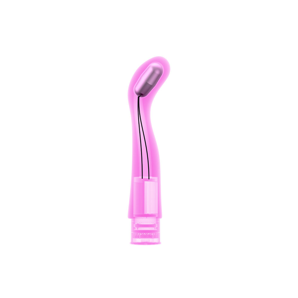 Vibe Crystal Jelly G-spot fabricado con material TPE