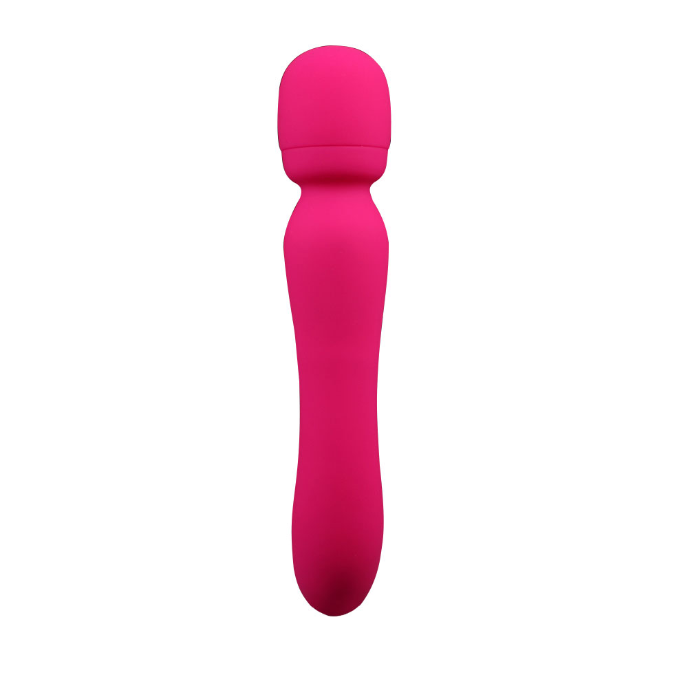 Varita vibratoria potente recargable de doble extremo