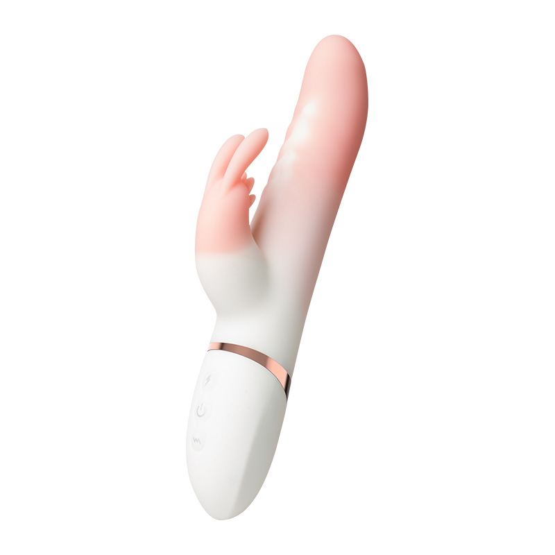 Vibrador de conejo de color degradado