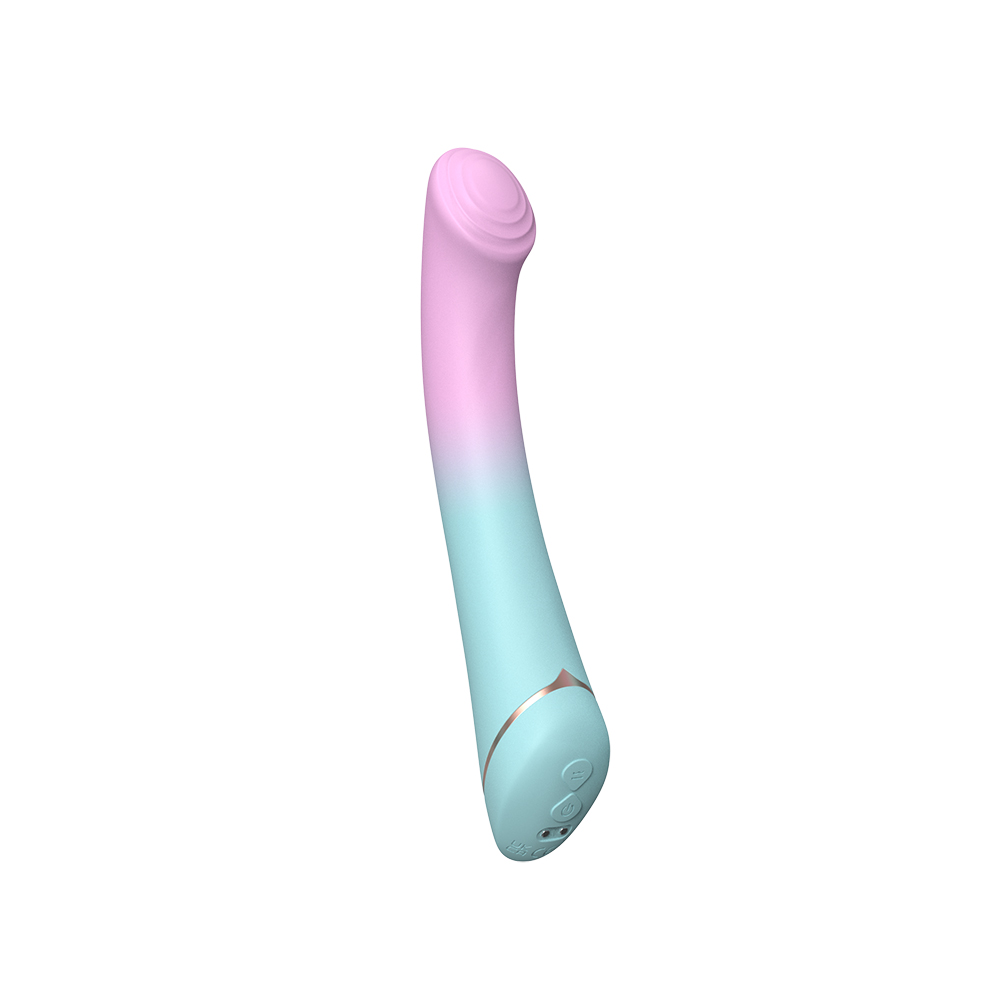 Vibrador en espiral de color degradado