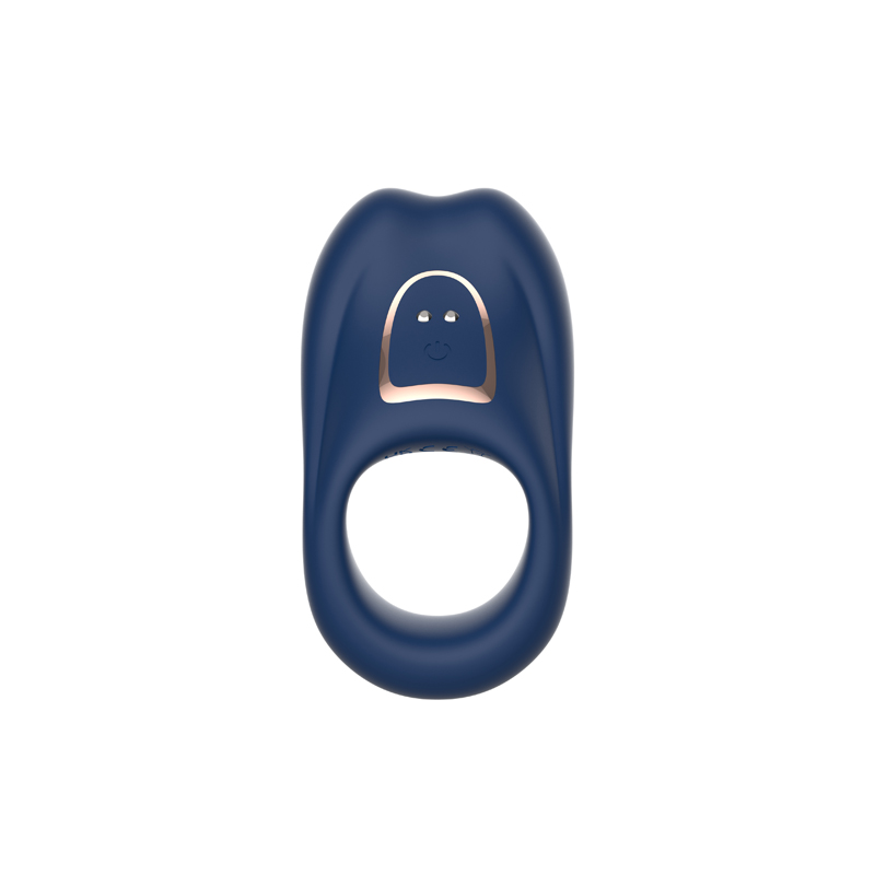 Boca vibrante polla anillo azul