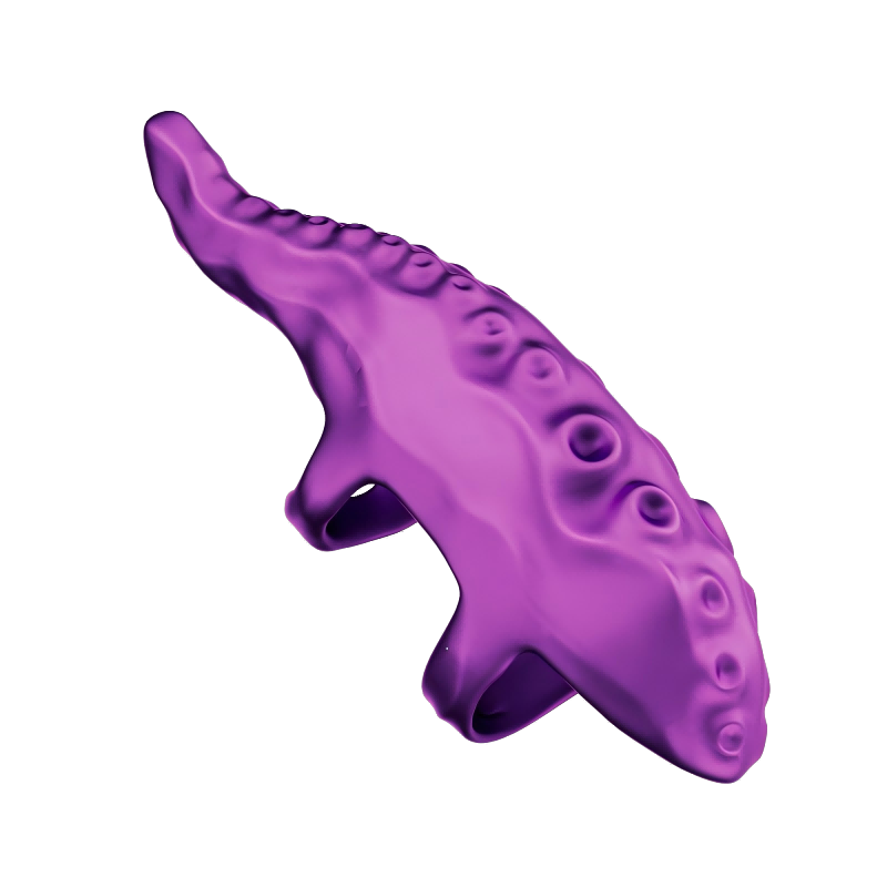 Vibrador de dedo de pulpo