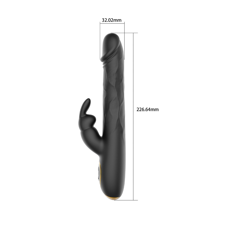 Vibrador de conejo peristalsis (realista)