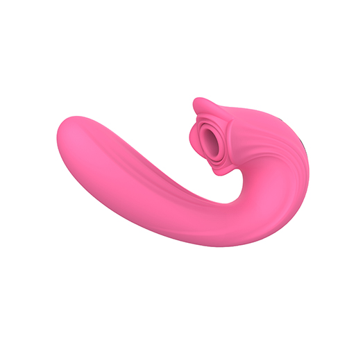 Vibrador de succión con empuje de rosas